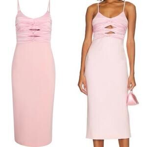 NWT LIKELY Steph Midi Dress In Rose Shadow
